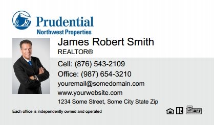 Prudential-Real-Estate-Canada-Business-Card-Compact-With-Small-Photo-T2-TH19BW-P1-L1-D1-White-Others