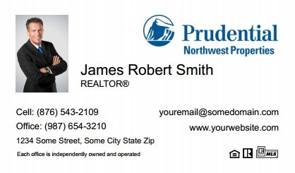 Prudential-Real-Estate-Canada-Business-Card-Compact-With-Small-Photo-T2-TH23W-P1-L1-D1-White