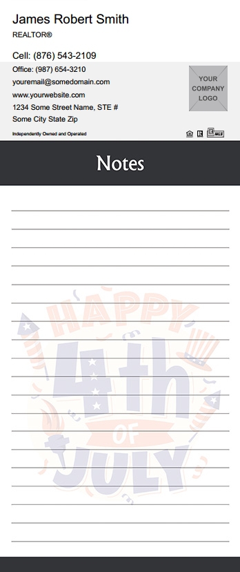 Real Estate Notepads IRE-NP8535-110