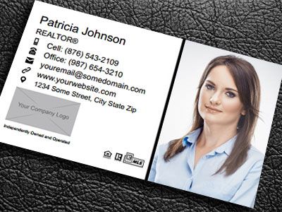 Real Estate Gloss Laminated Business Cards IRE-BCLAM-003