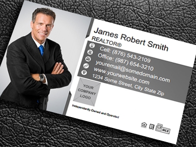 Real Estate Gloss Laminated Business Cards IRE-BCLAM-005