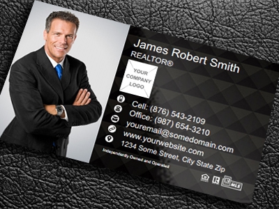 Real Estate Gloss Laminated Business Cards IRE-BCLAM-013