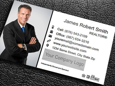 Real Estate Gloss Laminated Business Cards IRE-BCLAM-001