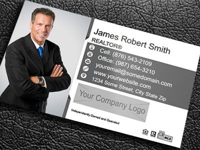 Real Estate Gloss Laminated Business Cards IRE-BCLAM-005