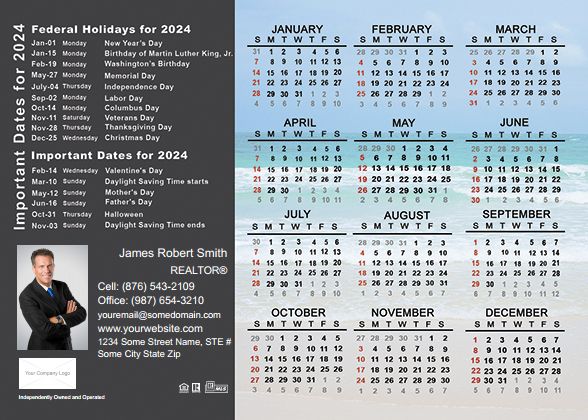 Real Estate Calendar Magnet 4.25X6 IRE-CALMAG4256-003