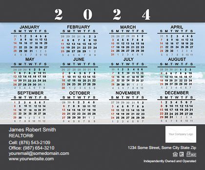 Real Estate Calendar Magnet 3.5X4 IRE-CALMAG3540-007