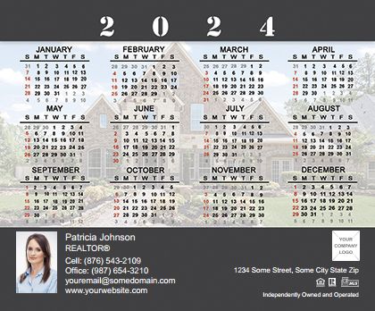 Real Estate Calendar Magnet 3.5X4 IRE-CALMAG3540-002