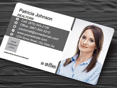 Real Estate Plastic Business Cards IRE-BCWPLAS-007