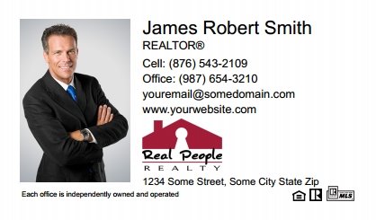 Real People Realty Business Card Labels RPRI-BCL-006