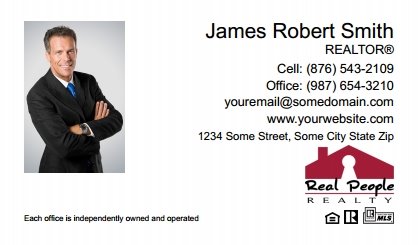 Real People Realty Business Card Labels RPRI-BCL-009