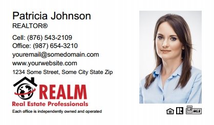 Realm Professionals Business Card Labels RP-BCL-004