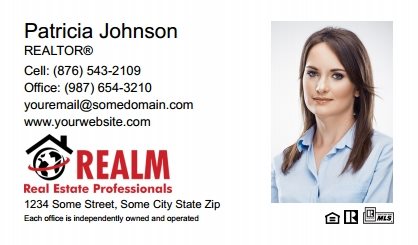 Realm Professionals Business Card Magnets RP-BCM-008