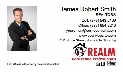 Realm Professionals Business Card Magnets RP-BCM-009