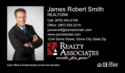 Realty Associates Business Card Magnets RA-BCM-001