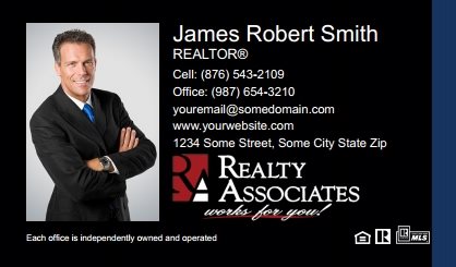 Realty Associates Business Card Magnets RA-BCM-002