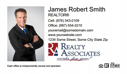 Realty Associates Business Card Magnets RA-BCM-003