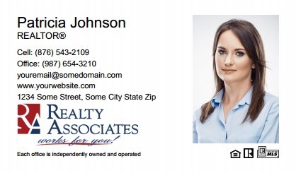 Realty Associates Business Card Magnets RA-BCM-009