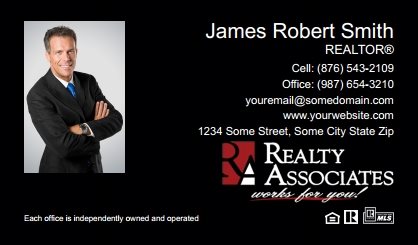 Realty-Associates-Business-Card-Compact-With-Medium-Photo-TH10B-P1-L3-D3-Black