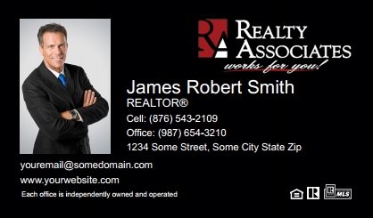 Realty-Associates-Business-Card-Compact-With-Medium-Photo-TH17B-P1-L3-D3-Black