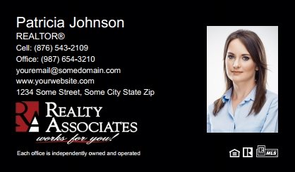 Realty-Associates-Business-Card-Compact-With-Medium-Photo-TH18B-P2-L3-D3-Black