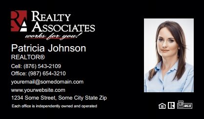 Realty-Associates-Business-Card-Compact-With-Medium-Photo-TH24B-P2-L3-D3-Black