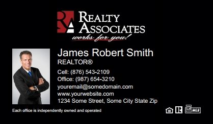 Realty-Associates-Business-Card-Compact-With-Small-Photo-TH13B-P1-L3-D3-Black