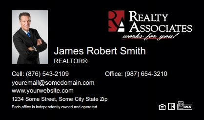 Realty-Associates-Business-Card-Compact-With-Small-Photo-TH15B-P1-L3-D3-Black