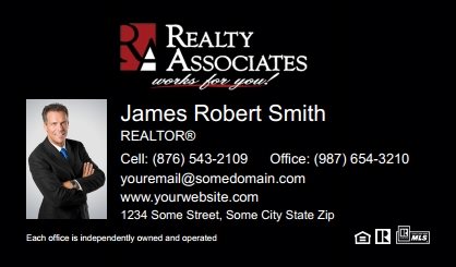 Realty-Associates-Business-Card-Compact-With-Small-Photo-TH16B-P1-L3-D3-Black