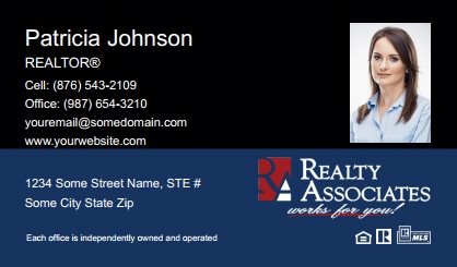 Realty-Associates-Business-Card-Compact-With-Small-Photo-TH23C-P2-L3-D3-Blue-Black