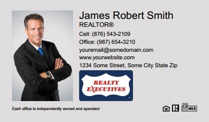 Realty Executives Business Cards RE-BC-001