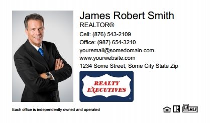 Realty Executives Business Card Magnets RE-BCM-002