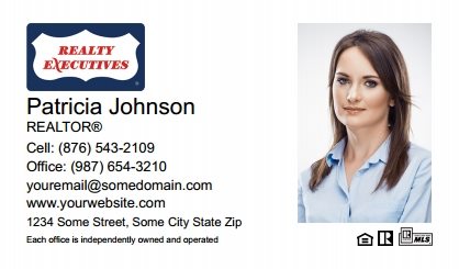 Realty Executives Business Card Labels RE-BCL-004