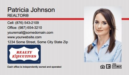 Realty Executives Business Card Labels RE-BCL-005
