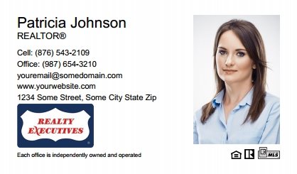 Realty Executives Business Card Labels RE-BCL-006