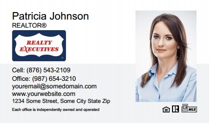 Realty Executives Business Card Labels RE-BCL-009