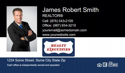 Realty-Executives-Business-Card-Compact-With-Medium-Photo-TH12C-P1-L1-D3-Blue-Black-White