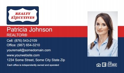 Realty-Executives-Business-Card-Compact-With-Medium-Photo-TH14C-P2-L1-D3-Blue-White-Red