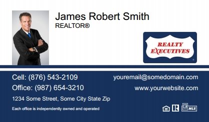 Realty-Executives-Business-Card-Compact-With-Small-Photo-TH25C-P1-L1-D3-Blue-White