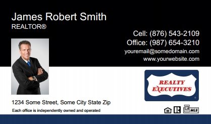Realty-Executives-Business-Card-Compact-With-Small-Photo-TH29C-P1-L1-D1-Blue-Black-White