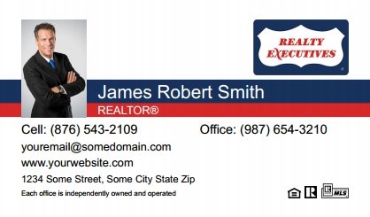 Realty-Executives-Business-Card-Compact-With-Small-Photo-TH30C-P1-L1-D1-Blue-Red-White