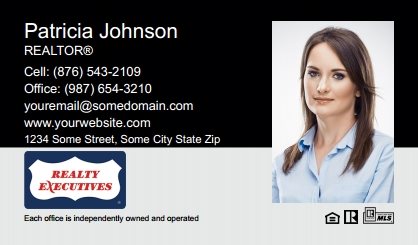 Realty Executives Canada Business Card Labels REC-BCL-003