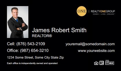 Realty-One-Group-Business-Card-Compact-With-Small-Photo-TH01B-P1-L3-D3-Black