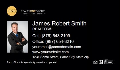 Realty-One-Group-Business-Card-Compact-With-Small-Photo-TH12B-P1-L3-D3-Black