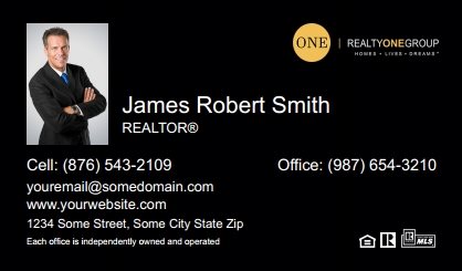 Realty-One-Group-Business-Card-Compact-With-Small-Photo-TH14B-P1-L3-D3-Black