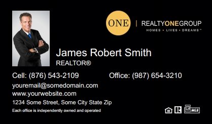 Realty-One-Group-Business-Card-Compact-With-Small-Photo-TH15B-P1-L3-D3-Black