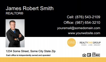 Realty-One-Group-Business-Card-Compact-With-Small-Photo-TH21C-P1-L1-D1-Black-White-Others