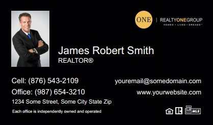 Realty-One-Group-Business-Card-Compact-With-Small-Photo-TH25B-P1-L3-D3-Black