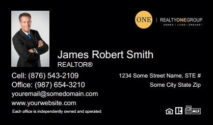 Realty-One-Group-Business-Card-Compact-With-Small-Photo-TH27B-P1-L3-D3-Black