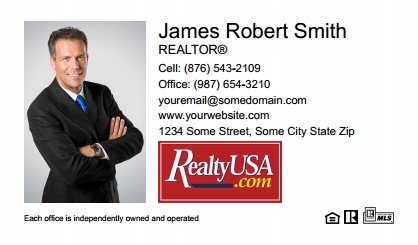 Realtyusa Business Card Magnets RT-BCM-003