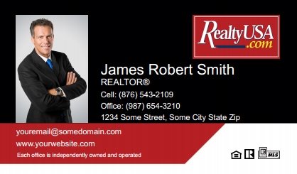 Realtyusa-Business-Card-Compact-With-Medium-Photo-TH17C-P1-L1-D1-Red-Black-White